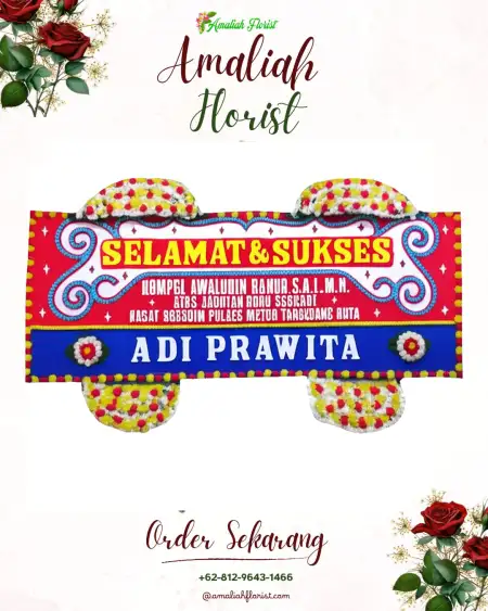 Papan Bunga Ucapan Selamat Kadubadak